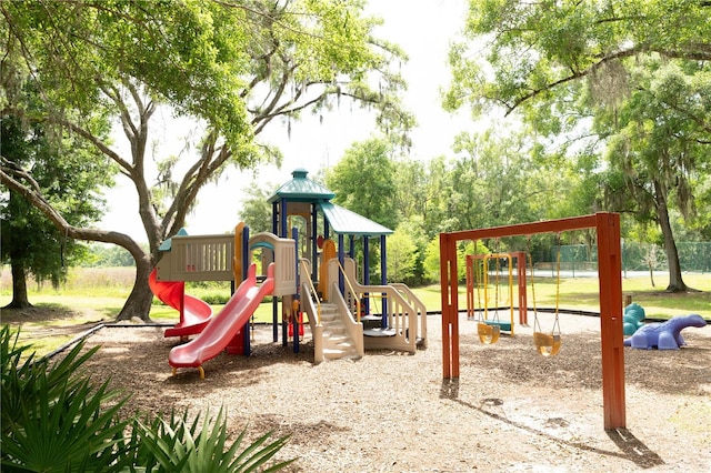 view of communal playground
