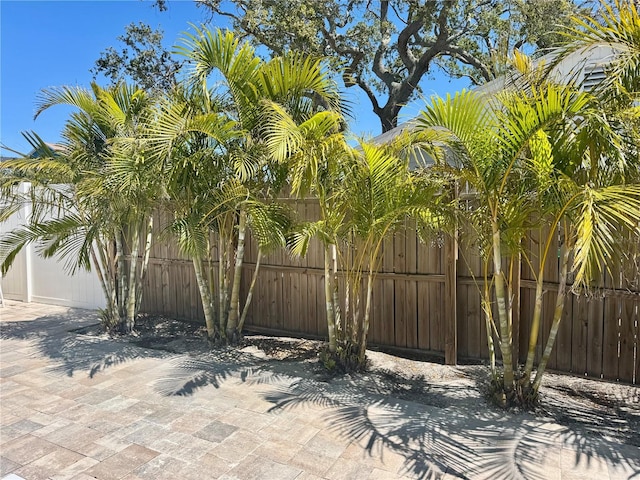 exterior space with fence