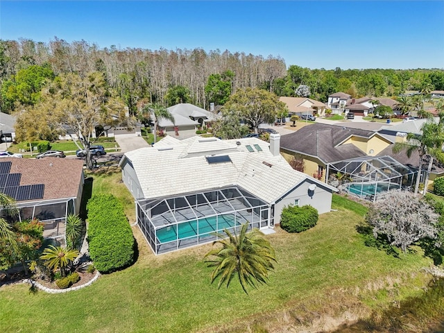 954 Cobblestone Ln, Tarpon Springs, FL 34688 - bird's eye view with a residential view