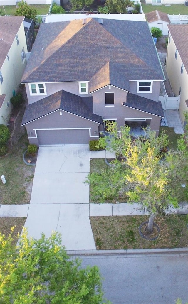 drone / aerial view