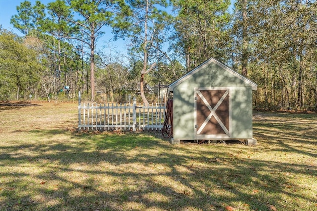 16340 Marquis Rd, Brooksville, FL 34614 - view of shed featuring fence