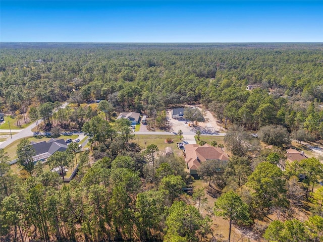 16340 Marquis Rd, Brooksville, FL 34614 - birds eye view of property featuring a view of trees