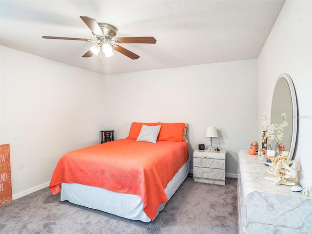 7494 Pool Compass Loop, Wesley Chapel, FL 33545 - carpeted bedroom with baseboards and a ceiling fan