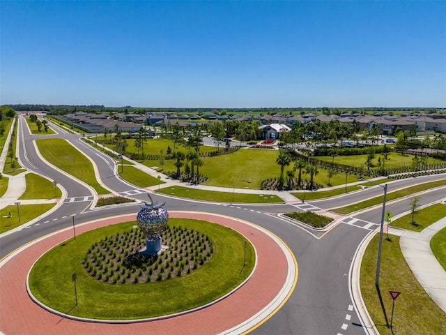 bird's eye view featuring a residential view