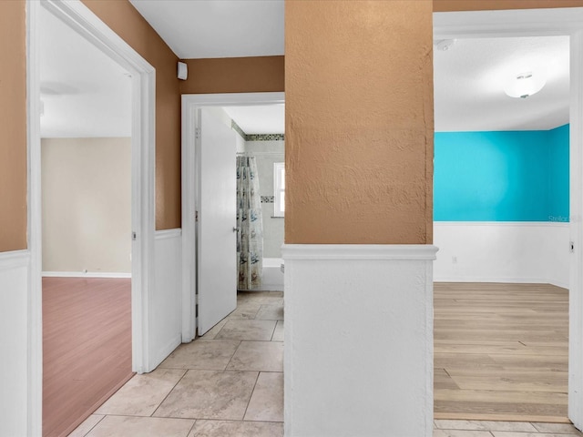 4500 23rd Ave S, Saint Petersburg, FL 33711 - corridor featuring a wainscoted wall