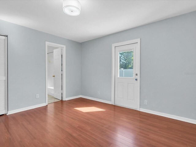 4500 23rd Ave S, Saint Petersburg, FL 33711 - interior space featuring baseboards and wood finished floors