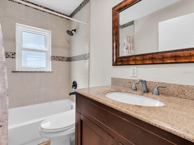 4500 23rd Ave S, Saint Petersburg, FL 33711 - bathroom with shower / bath combo, toilet, and vanity