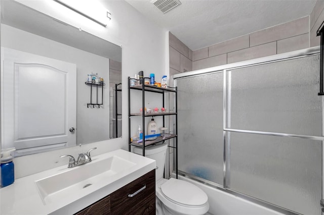 8528 Quarter Horse Dr, Riverview, FL 33578 - bathroom with vanity and shower / bath combination with glass door