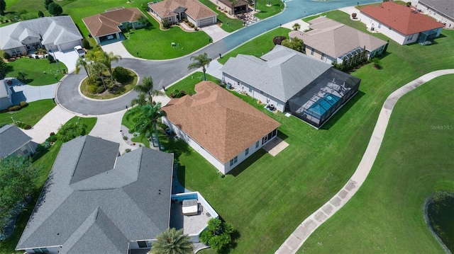 birds eye view of property featuring a residential view