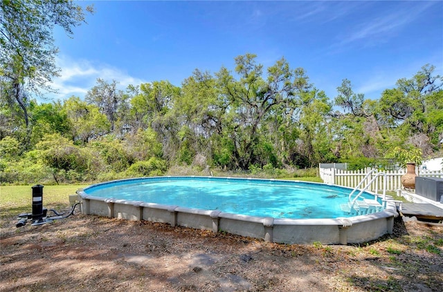 pool with fence