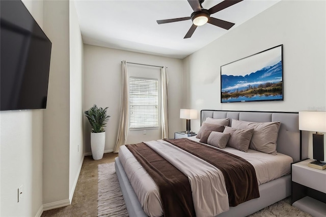 100 4th Ave S Unit 220, Saint Petersburg, FL 33701 - carpeted bedroom with baseboards and a ceiling fan