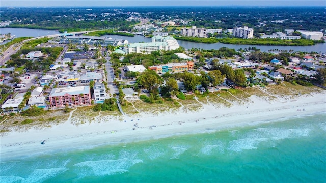 12140 74th St, Largo, FL 33773 - aerial view with a beach view and a water view