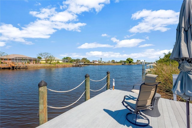 7094 Kenwood Dr, North Port, FL 34287 - view of dock with a water view