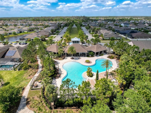 32101 Goddard Dr, Wesley Chapel, FL 33543 - aerial view featuring a residential view