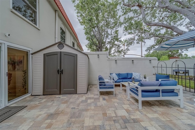 2700 Bayshore Blvd Unit 588, Dunedin, FL 34698 - view of patio with outdoor lounge area