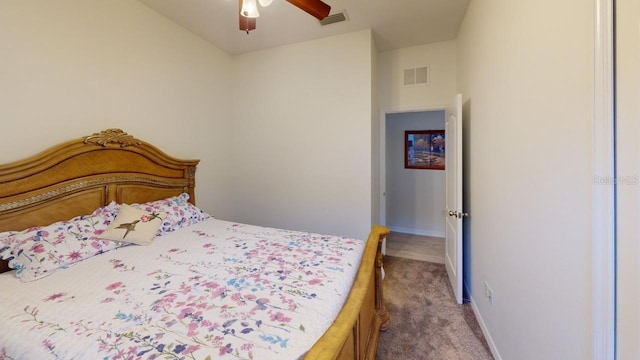 11822 Crawford Parrish Ln, Parrish, FL 34219 - carpeted bedroom with baseboards and ceiling fan