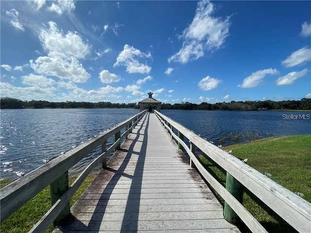 11822 Crawford Parrish Ln, Parrish, FL 34219 - dock with a water view