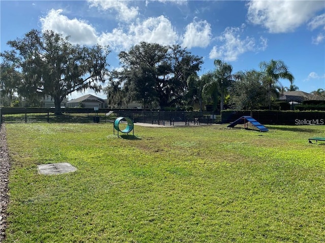 11822 Crawford Parrish Ln, Parrish, FL 34219 - view of yard with a dog friendly area and fence