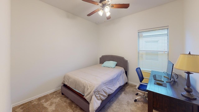 11822 Crawford Parrish Ln, Parrish, FL 34219 - bedroom featuring carpet, a desk, and ceiling fan