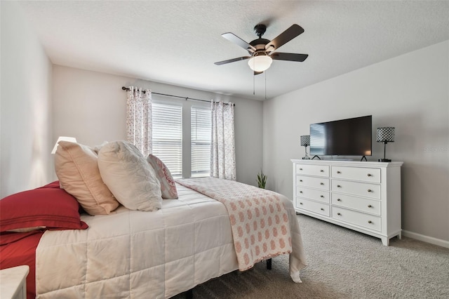 19398 Great Intention Way, Lutz, FL 33558 - bedroom with carpet flooring, ceiling fan, and baseboards