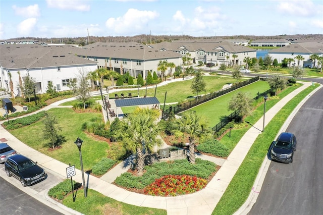 19398 Great Intention Way, Lutz, FL 33558 - drone / aerial view with a residential view
