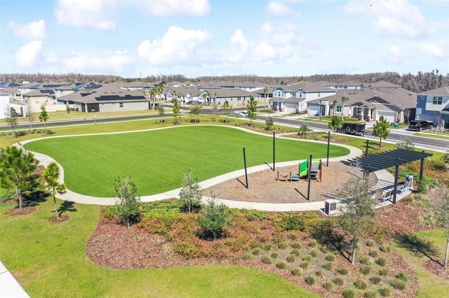 19398 Great Intention Way, Lutz, FL 33558 - surrounding community featuring a yard and a residential view