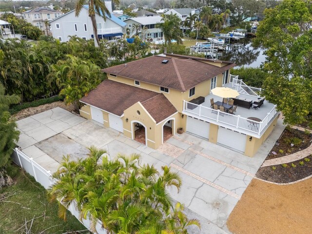 378 Tennessee Ave, Crystal Beach, FL 34681 - aerial view with a residential view