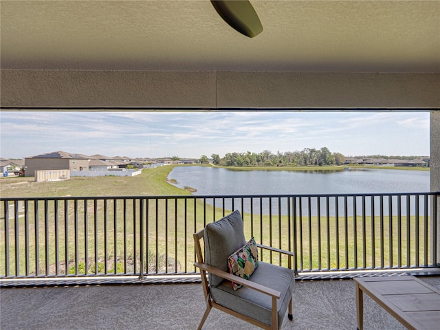 12808 Boggy Creek Dr, Riverview, FL 33579 - balcony featuring a water view
