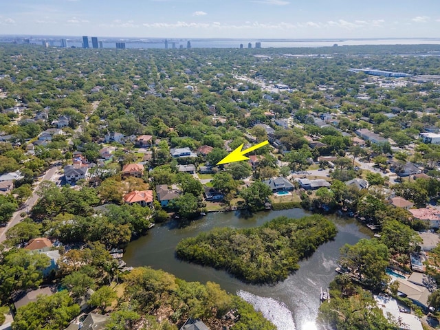 3316 S Shamrock Rd, Tampa, FL 33629 - drone / aerial view of a nearby body of water