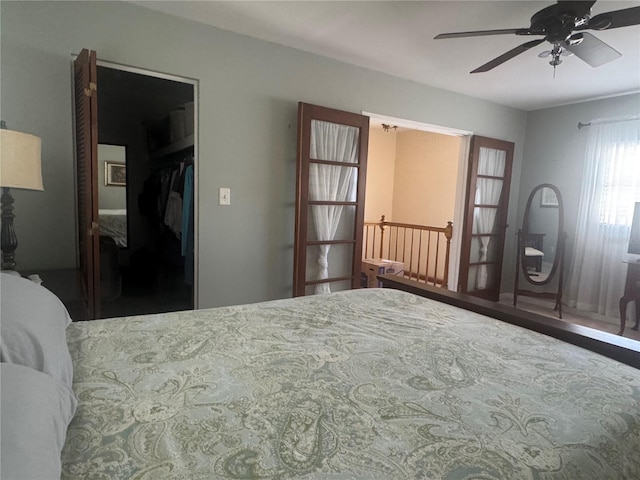 3316 S Shamrock Rd, Tampa, FL 33629 - bedroom featuring a closet and a ceiling fan