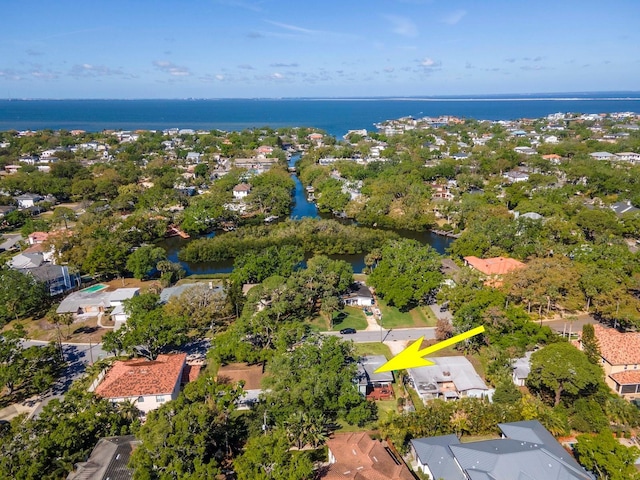 3316 S Shamrock Rd, Tampa, FL 33629 - view of property location with a nearby body of water and nearby suburban area