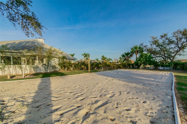 view of property's community with volleyball court