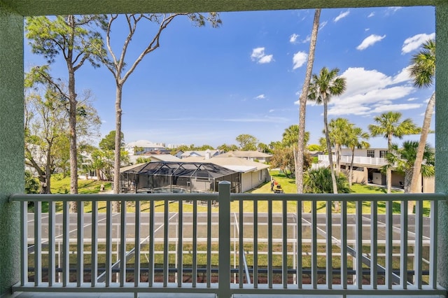 4559 Mitcher Rd, New Port Richey, FL 34652 - view of yard with a residential view and a balcony