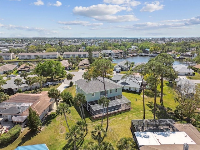 4559 Mitcher Rd, New Port Richey, FL 34652 - aerial view of residential area with a large body of water