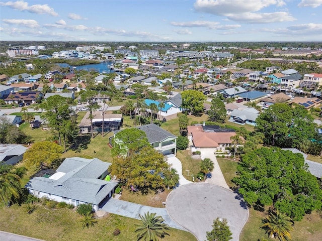 4559 Mitcher Rd, New Port Richey, FL 34652 - aerial view of property's location featuring nearby suburban area and a nearby body of water