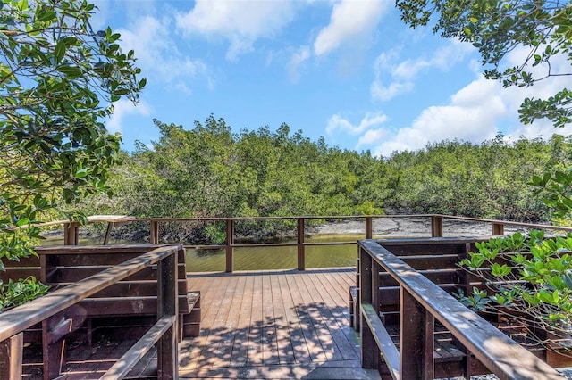 1830 Bough Ave Unit 2, Clearwater, FL 33760 - view of wooden deck