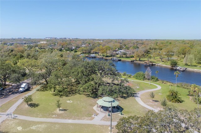 604 W Hilda St, Tampa, FL 33603 - aerial view of property and surrounding area with a large body of water