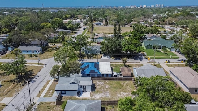 1138 Howard St, Clearwater, FL 33756 - birds eye view of property featuring a residential view