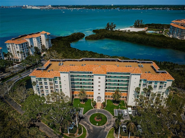 4801 Osprey Dr S Unit 508, Saint Petersburg, FL 33711 - bird's eye view with a water view