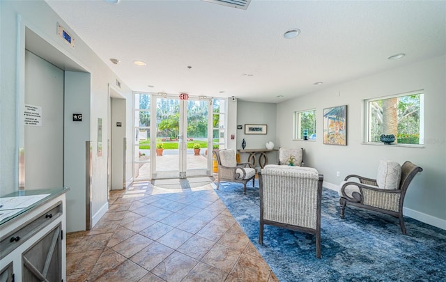 4801 Osprey Dr S Unit 508, Saint Petersburg, FL 33711 - living area featuring baseboards and recessed lighting