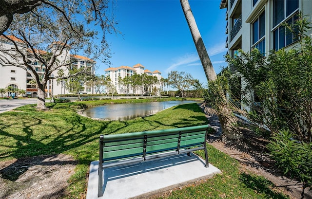 4801 Osprey Dr S Unit 508, Saint Petersburg, FL 33711 - view of home's community with a water view and a yard