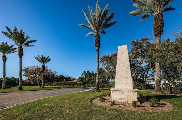 4801 Osprey Dr S Unit 508, Saint Petersburg, FL 33711 - community / neighborhood sign featuring a yard