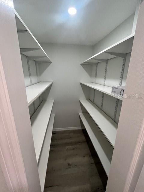 view of storage area