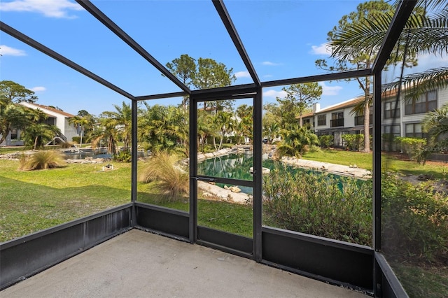 1998 Blue Hawk Ct Unit 1613, Clearwater, FL 33762 - view of unfurnished sunroom