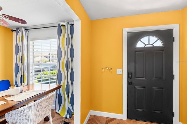 14019 Notreville Way, Tampa, FL 33624 - foyer entrance with baseboards