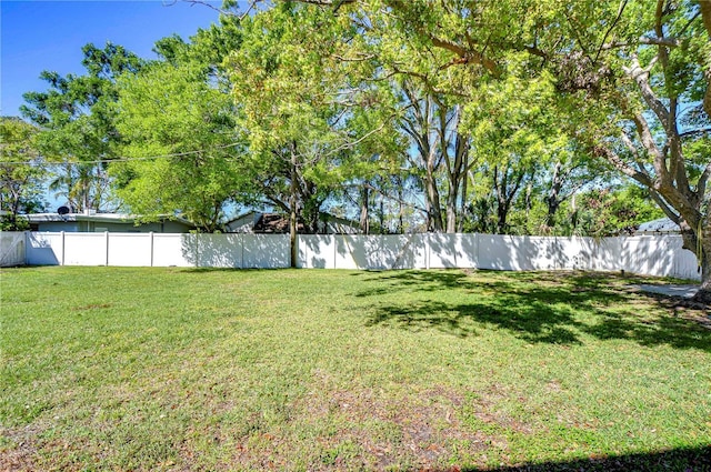 804 Shore Dr W, Oldsmar, FL 34677 - view of yard featuring a fenced backyard