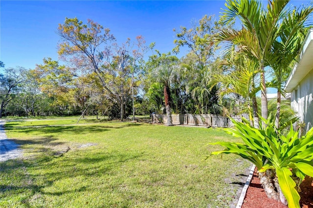 804 Shore Dr W, Oldsmar, FL 34677 - view of yard with fence