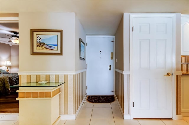 895 S Gulfview Blvd Unit 309, Clearwater Beach, FL 33767 - corridor featuring light tile patterned floors