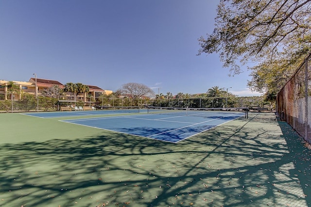 895 S Gulfview Blvd Unit 309, Clearwater Beach, FL 33767 - view of tennis court featuring fence