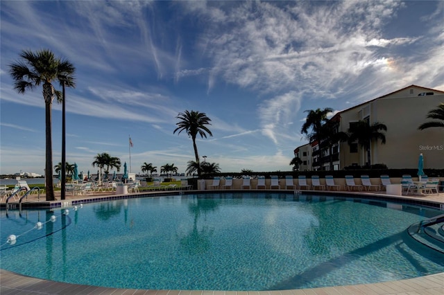 895 S Gulfview Blvd Unit 309, Clearwater Beach, FL 33767 - pool with a patio area
